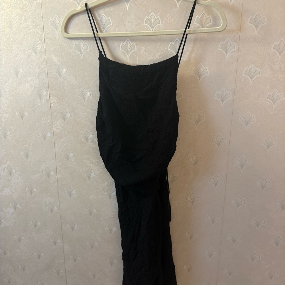 Zara Black Backless Dress